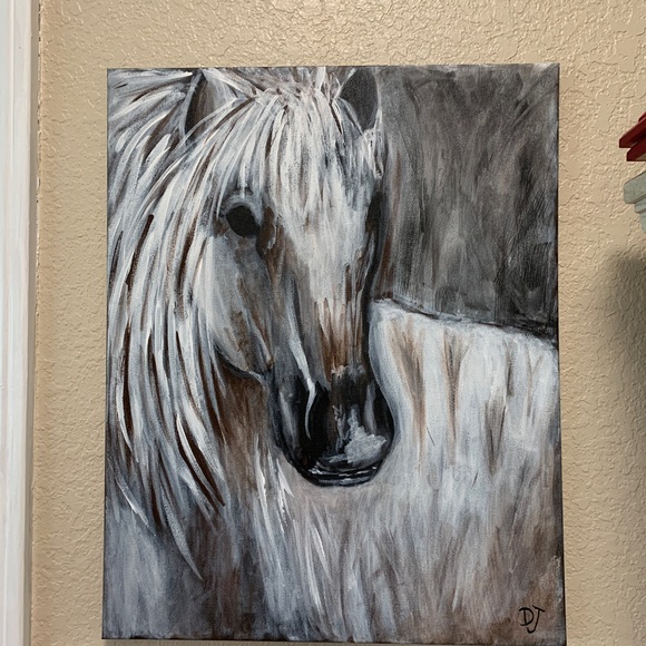 Hand crafted painting of a horse by DJ. - Picture 3 of 3